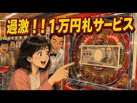 【New】昔のパチ屋の変なサービス教えて！ | 盤面に1万円札張り付けサービス | レトロパチンコ大当たりを眺めながら昔の香ばしいパチンコ屋さんサービスを語る | 懐かしのパチンコ名機集