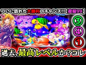 "ついに訪れた、最大級のチャンス到来！！"【PAスーパー海物語 IN 沖縄5 夜桜超旋風 99ver.】《ぱちりす日記》 海物語 99 甘デジ