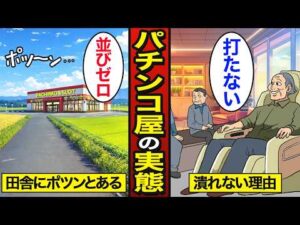 【漫画】田舎にポツンとあるパチンコ屋が儲かる理由。朝も抽選並びナシ…【メシのタネ】