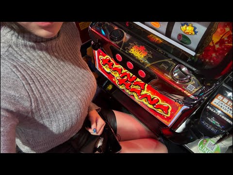 【ホール生配信】HANHANAハナハナ。新台初日なのにスロット。ハナハナ専業のあのちゃんこさん。