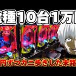 【破産】東京喰種で10台1万円ずつカニ歩きした結果【パチンコ】【東京喰種 パチンコ】