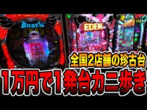 【珍古台】全国2店舗の1発台を1万円でカニ歩き攻略[パチンコ・パチスロ]