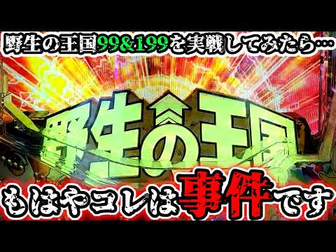 "大変なことになってしまいました…"【PA野生の王国 GO 99ver. (甘デジ)】《ぱちりす日記》甘デジ 海物語